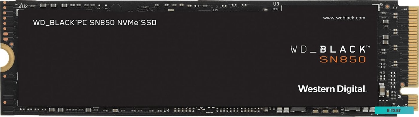 Твердотельный накопитель WD BLACK SN850 NVMe  SSD with Heatsink (PCIe® Gen4) 1TB