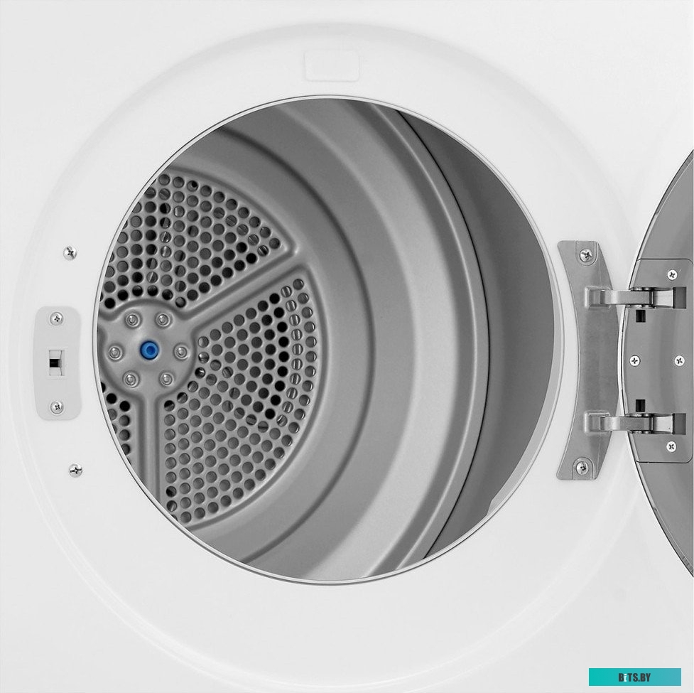 DC90V5V0W Сушильная машина LG Electronics c тепловым насосом и автоочисткой конденсатора, 9кг, A++, 850х600х690 мм, инвертерный компрессор, белый