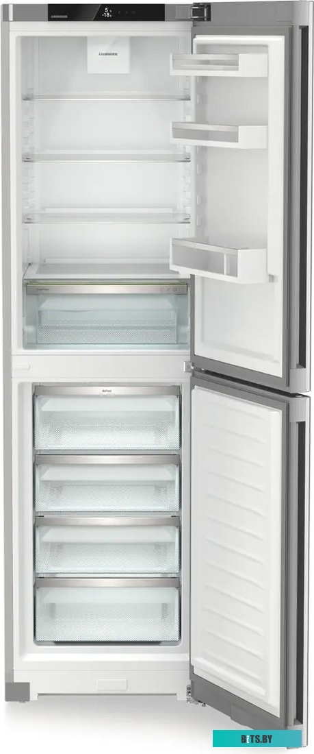 CNsff 5704-20 001 Холодильники LIEBHERR/ Pure, EasyFresh, МК NoFrost, 4 контейнера МК, в. 201,5 см, ш. 60 см, класс ЭЭ A, внутренние ручки, покрытие S