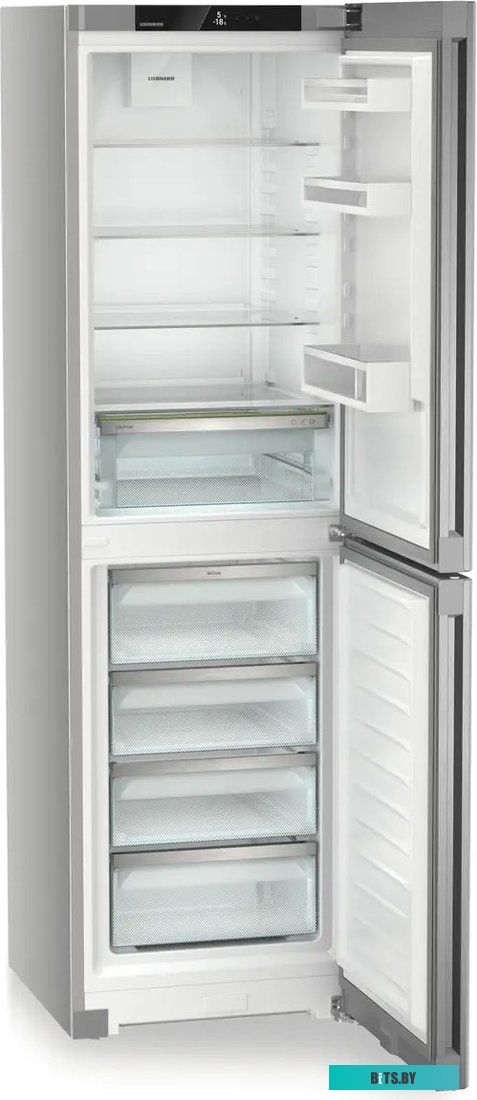 CNsff 5704-20 001 Холодильники LIEBHERR/ Pure, EasyFresh, МК NoFrost, 4 контейнера МК, в. 201,5 см, ш. 60 см, класс ЭЭ A, внутренние ручки, покрытие S