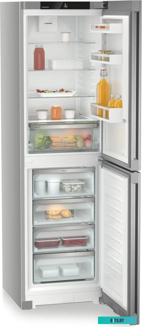 CNsff 5704-20 001 Холодильники LIEBHERR/ Pure, EasyFresh, МК NoFrost, 4 контейнера МК, в. 201,5 см, ш. 60 см, класс ЭЭ A, внутренние ручки, покрытие S