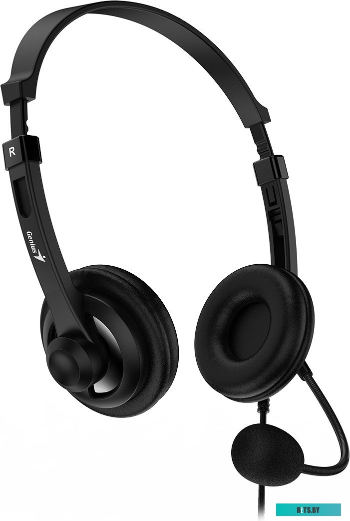 HS-230U Гарнитура проводная (наушники) Genius HS-230U, USB, Черный HS-230U