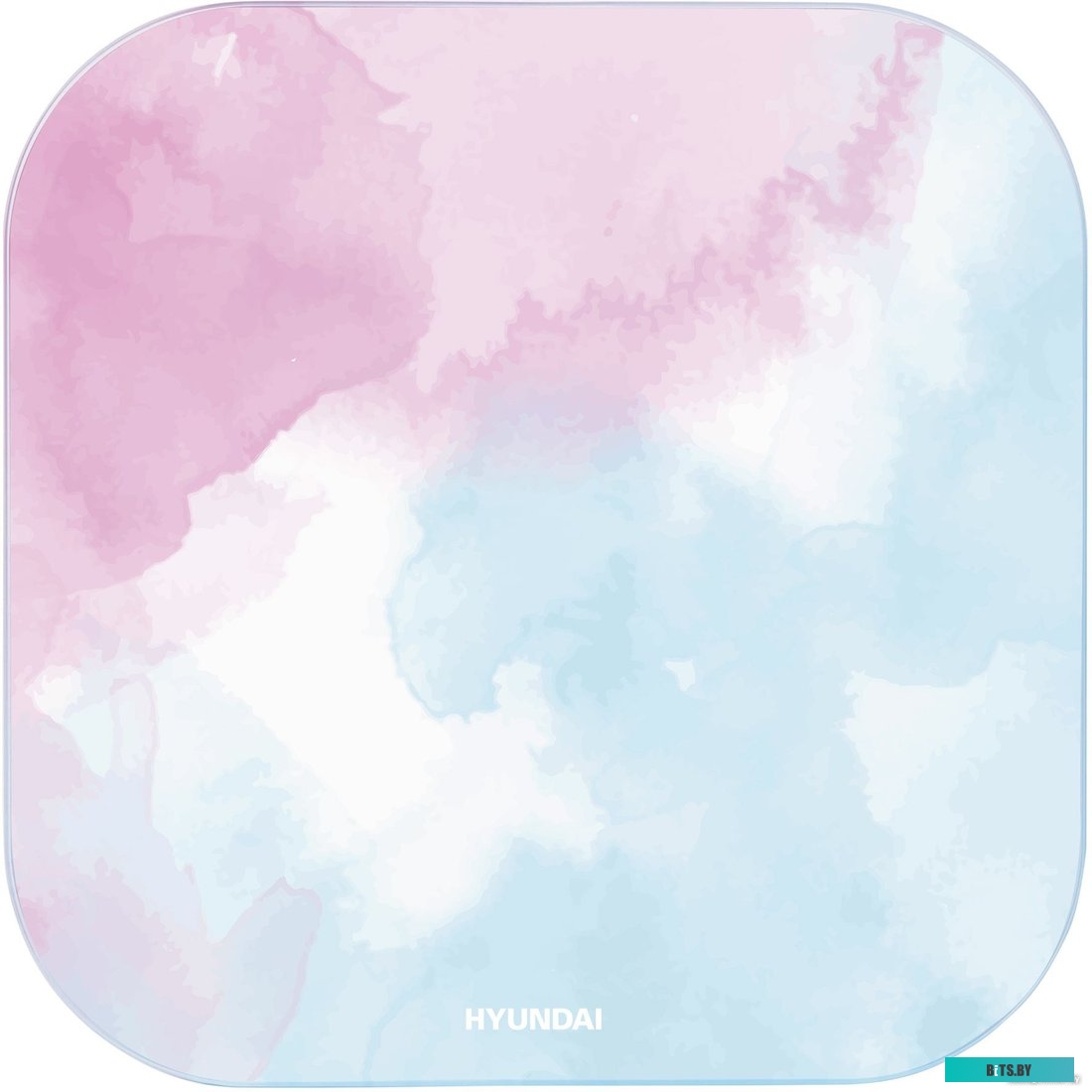 H-BS03961 Весы напольные электронные Hyundai H-BS03961 макс.180кг розовый/голубой