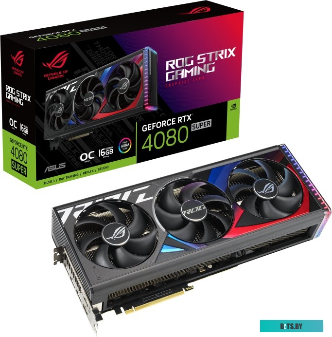 Видеокарта ASUS ROG Strix GeForce RTX 4080 Super 16GB GDDR6X OC Edition ROG-STRIX-RTX4080S-O16G-GAMING