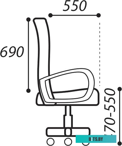 Офисное кресло (Стул) Brabix Fit EX-514 (черный) <531949>
