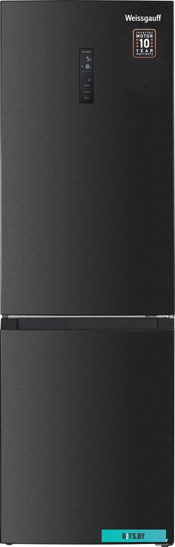 WRK2000TotalNoFrostInverterBlackInox Weissgauff WRK 2000 Total NoFrost Inverter Black Inox