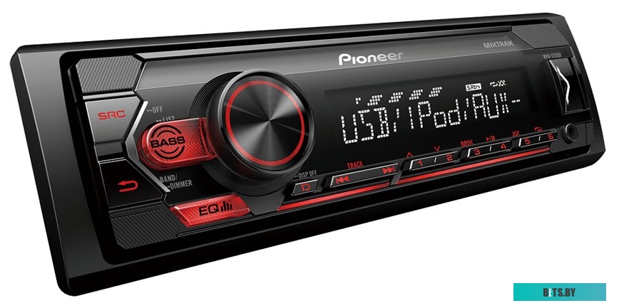MVH-S125UI Автомагнитола Pioneer MVH-S125UI 1DIN 4x50Вт ПДУ RDS