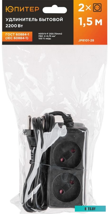 Сетевой фильтр (удлинитель) Юпитер JP8101-28