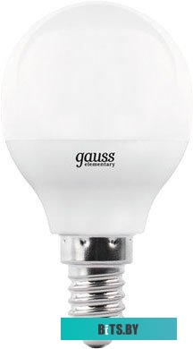105101107-D Лампа LED GAUSS E14,  шар, 7Вт, одна шт. [105101107-d]