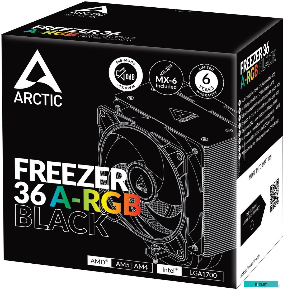 Кулер для процессора ARCTIC Freezer 36 A-RGB ACFRE00124A