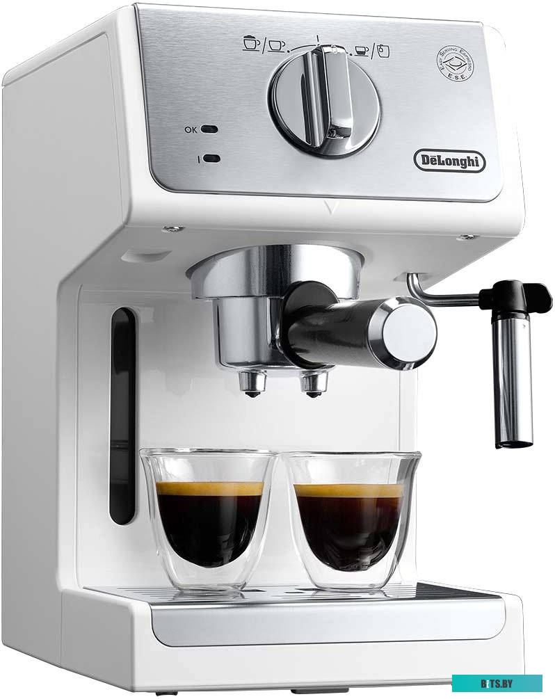 Рожковая помповая кофеварка DeLonghi Active Line ECP 33.21.W
