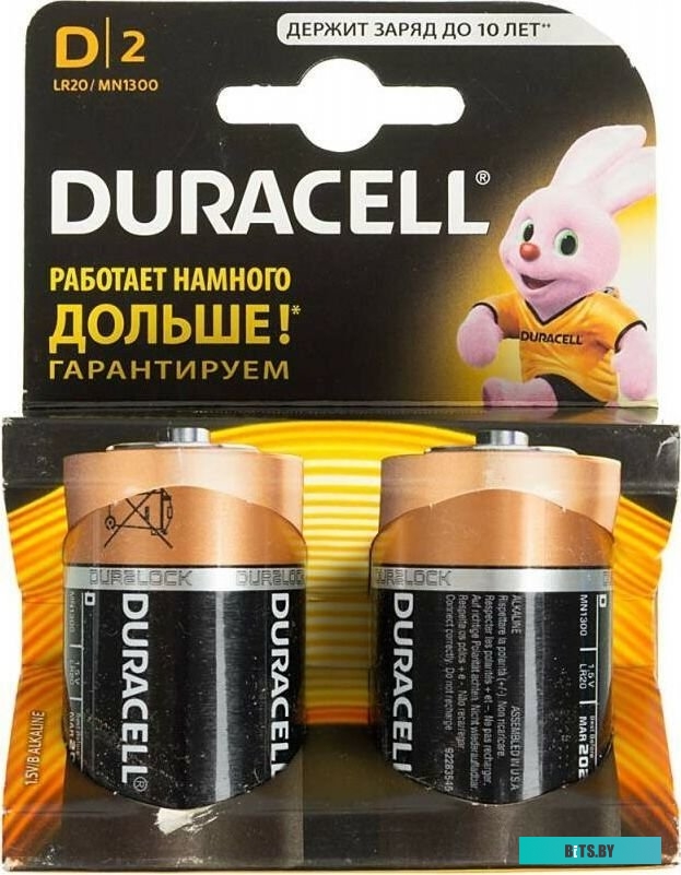 Duracell Basic LR20 2 шт