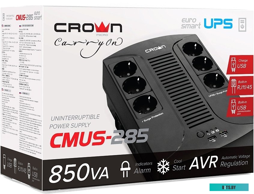 Источник бесперебойного питания CROWN CMUS-295 EURO SMART CM000003160