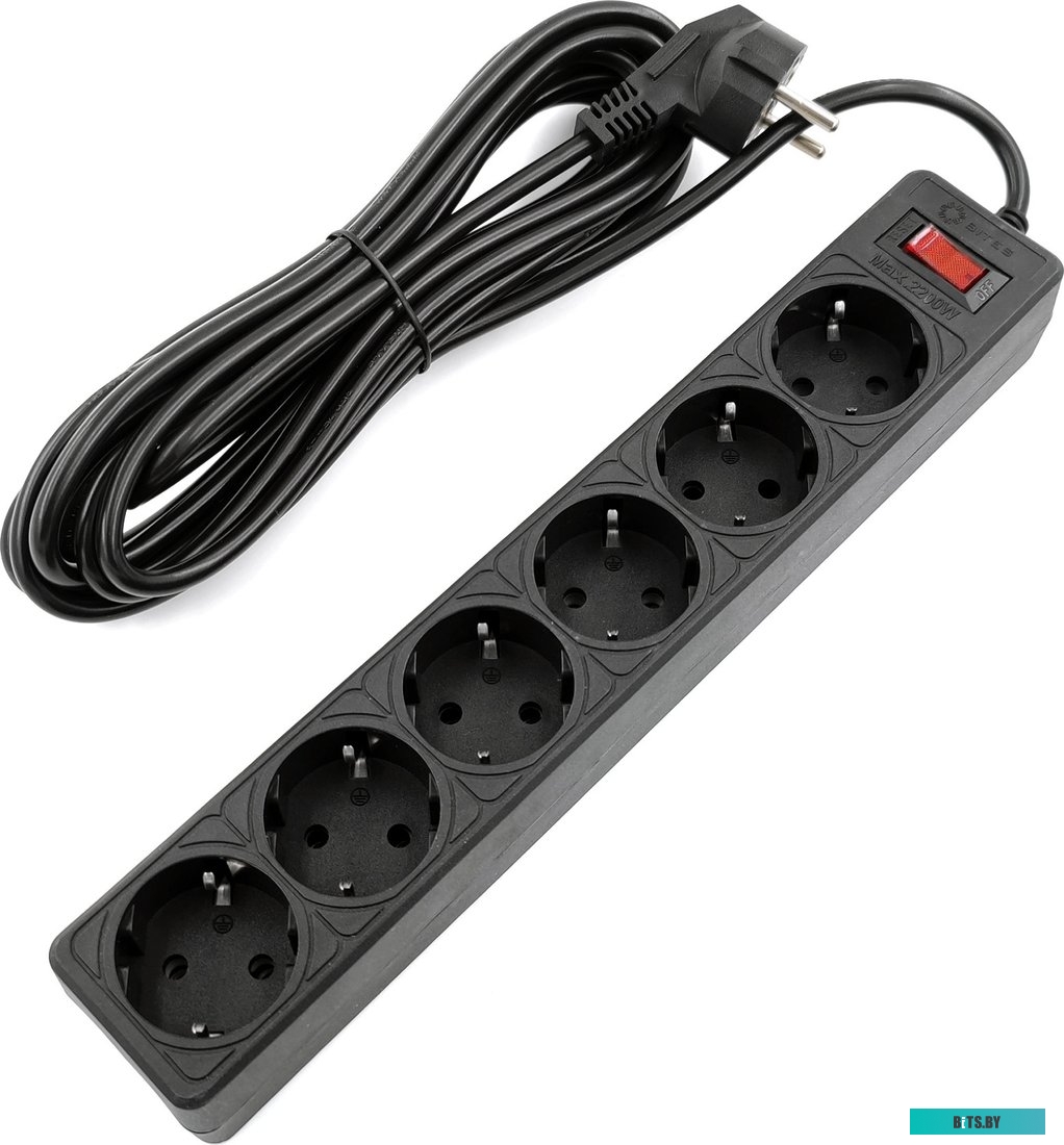 GARDA SP6B-550 6S Сетевой фильтр 5bites GARDA SP6B-550 6S 5 м <Black>