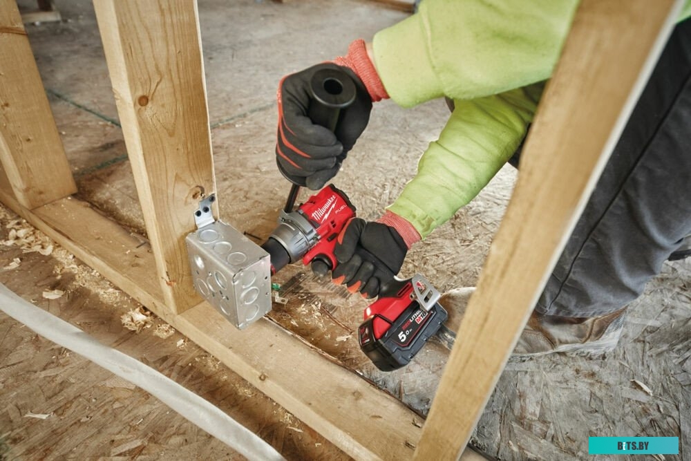 4058546376574 4933479863 Milwaukee M18 FUEL M18FDD3-502X 4933479863 (с 2-мя АКБ 5 Ач, кейс)