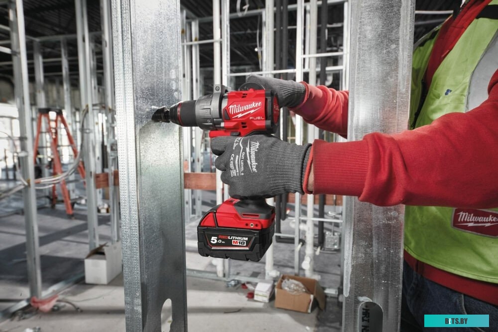 4058546376574 4933479863 Milwaukee M18 FUEL M18FDD3-502X 4933479863 (с 2-мя АКБ 5 Ач, кейс)