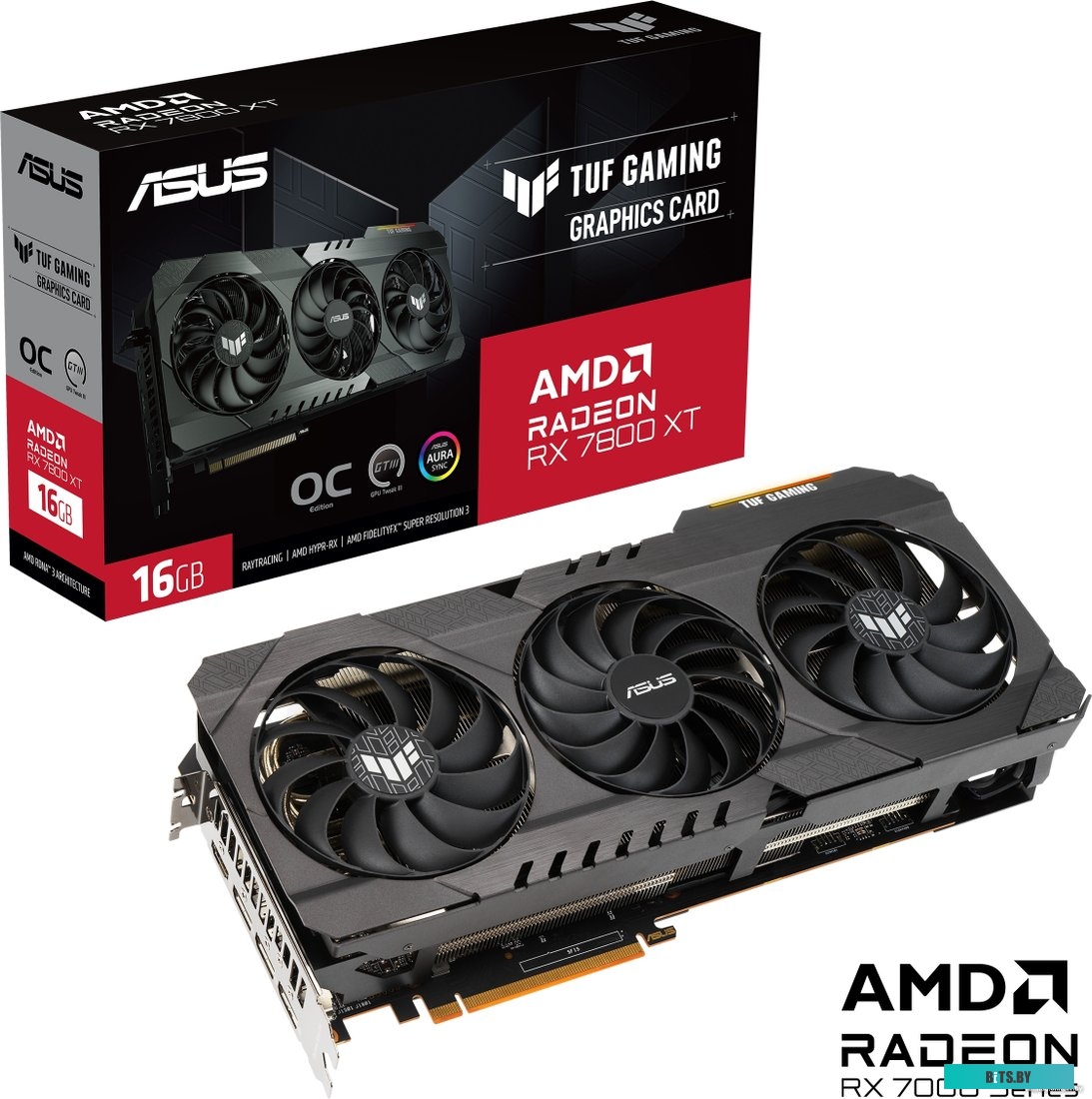 Видеокарта Asus TUF-RX7800XT-O16G-OG-GAMING TUF-RX7800XT-O16G-OG-GAMING