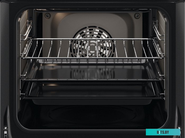 EOF5C50BX Встраиваемая электрическая духовка ELECTROLUX/ Духовой шкаф SurroundCook, основной цвет - черный+нержавеющая сталь, утапливаемые переключате