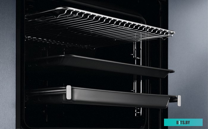 EOF5C50BX Встраиваемая электрическая духовка ELECTROLUX/ Духовой шкаф SurroundCook, основной цвет - черный+нержавеющая сталь, утапливаемые переключате