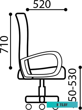 Офисное кресло (Стул) Brabix Grand EX-500 (черный) <530861>