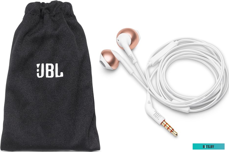 Наушники JBL Tune 205 (розовое золото) <JBLT205RGD>