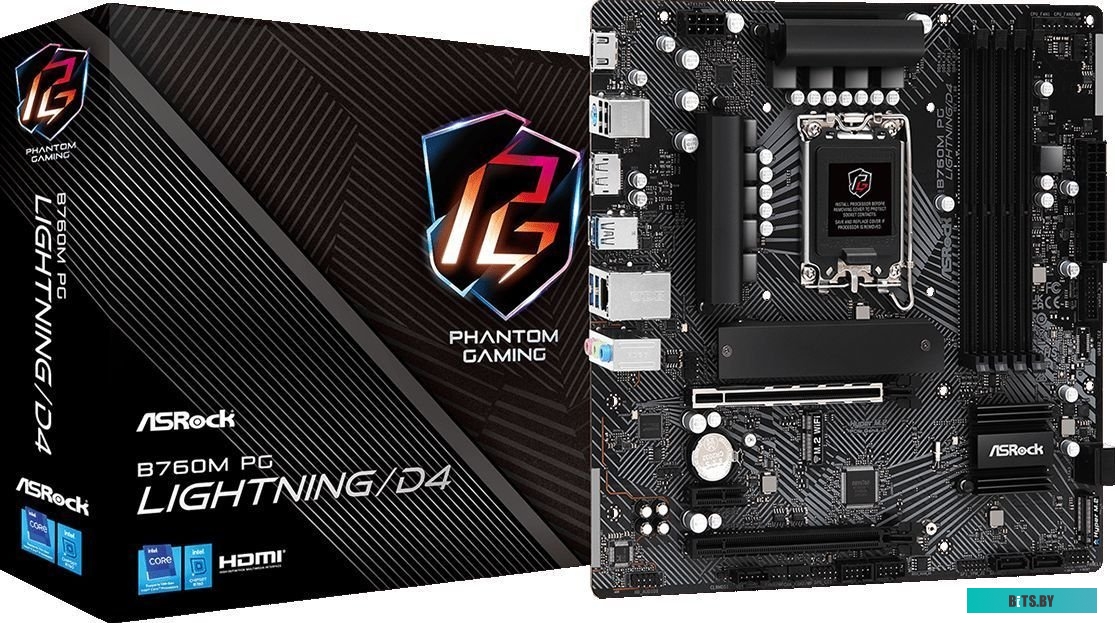 Материнская плата ASRock B760M PG Lightning/D4