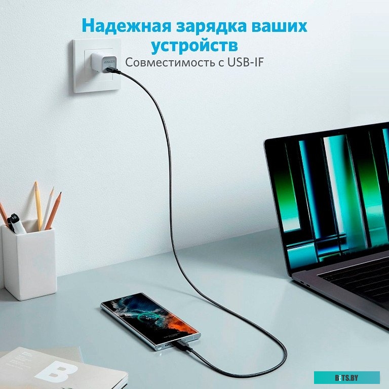 Кабель для мобильных устройств Anker PowerLine 322 A81F6G11