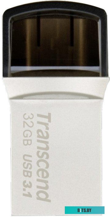 USB накопитель (Флешка) Transcend JetFlash 890S USB3.1 + Type-C 32GB [TS32GJF890S]
