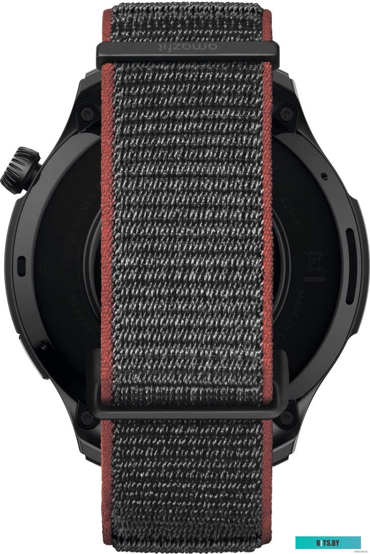 Amazfit GTR 4 (серый, с черным нейлоновым ремешком)
