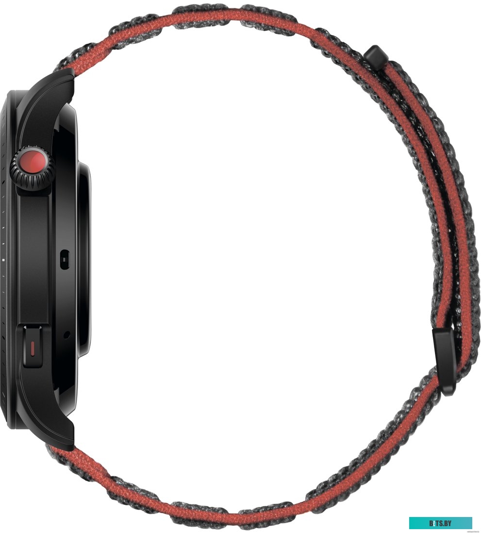 Amazfit GTR 4 (серый, с черным нейлоновым ремешком)