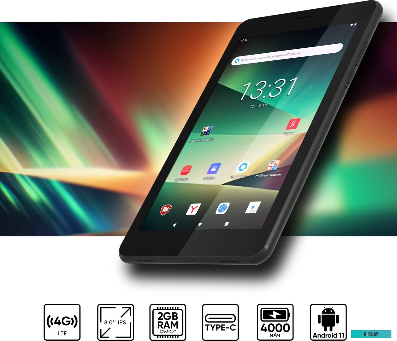 Планшет Topdevice A8 2GB/32GB LTE (черный)