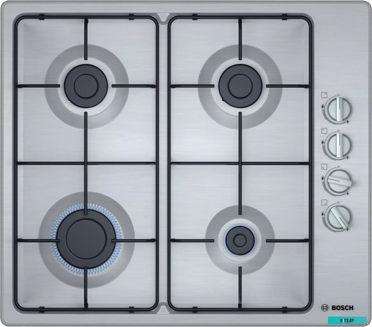 PBP6C5B82O Газовая варочная панель Bosch PBP6C5B82O,  независимая,  нержавеющая сталь