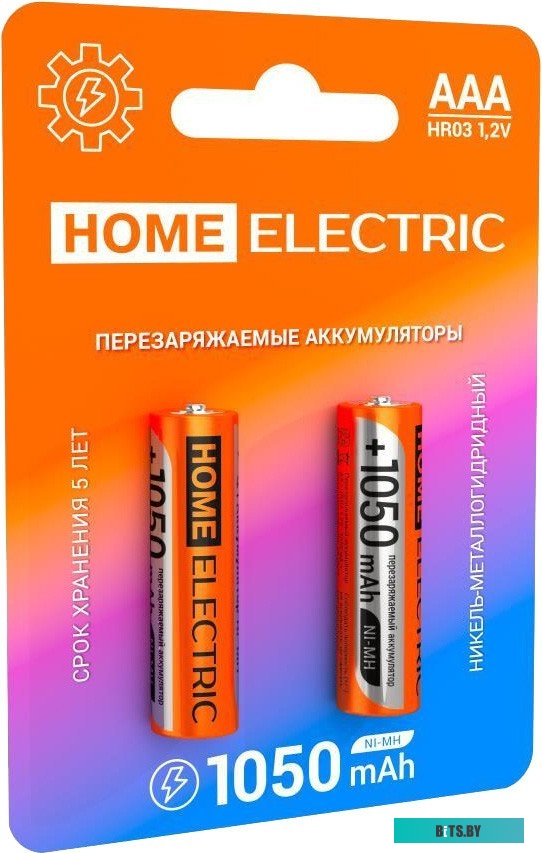 4620167520799 ААА HR03 1050 mAh BP2 Home Electric ААА HR03 1050 mAh BP2 4620167520799