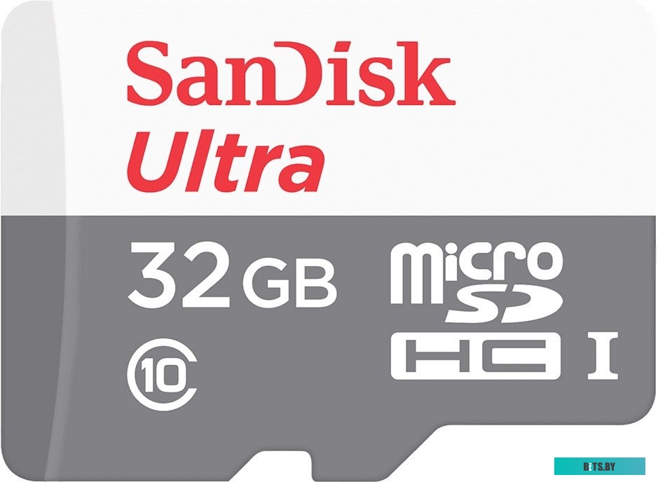 Карта памяти SanDisk Ultra microSDHC SDSQUNR-032G-GN3MA 32GB (с адаптером)