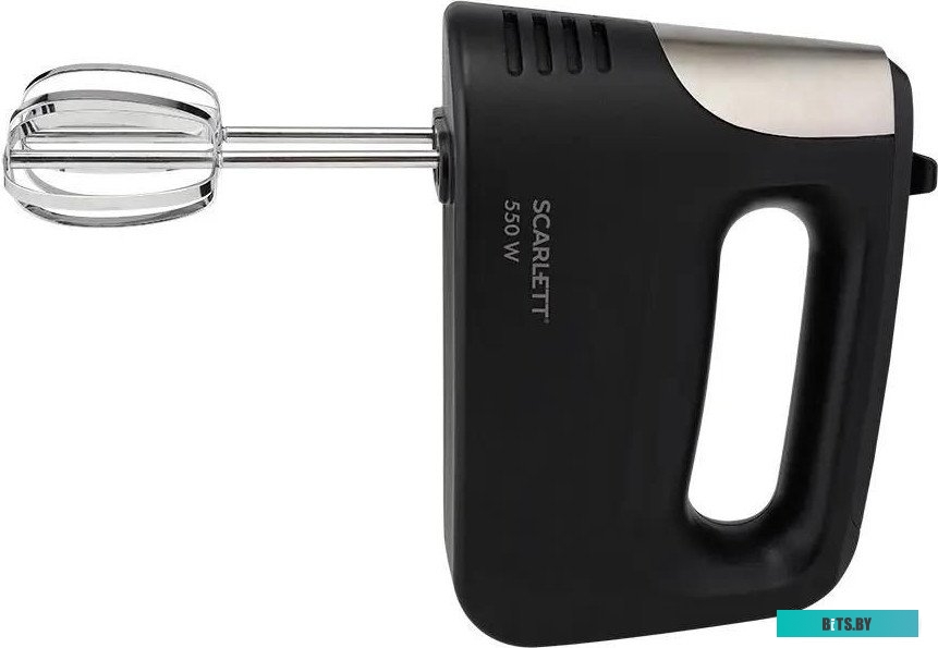 SC-HM40S23 Миксер Scarlett SC-HM40S23, ручной,  черный и серебристый