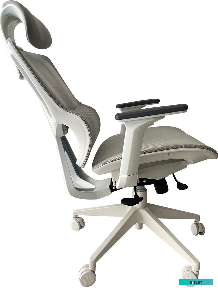 CS-CHR-MC02GY Кресло Cactus CS-CHR-MC02GY, на колесиках, сетка/эко.кожа, серый