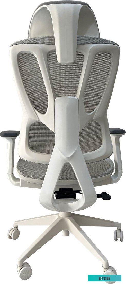 CS-CHR-MC02GY Кресло Cactus CS-CHR-MC02GY, на колесиках, сетка/эко.кожа, серый