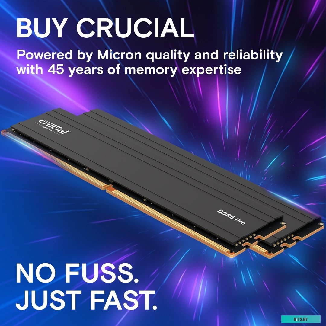 Оперативная память Crucial Pro 2x16ГБ DDR5 5600 МГц CP2K16G56C46U5