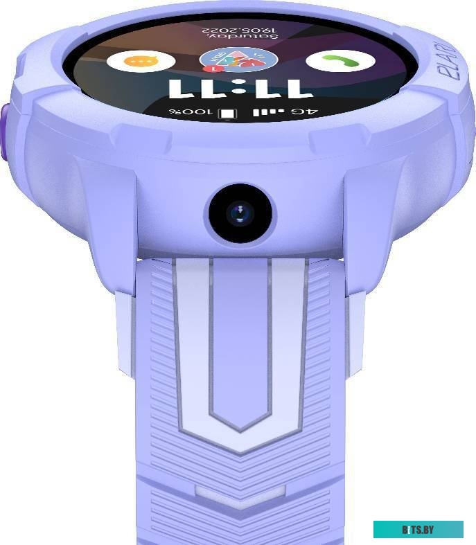 Умные часы детские ELARI KidPhone 4G Wink (сиреневый)