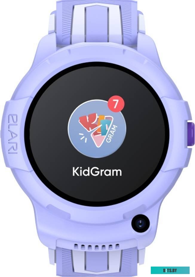 Умные часы детские ELARI KidPhone 4G Wink (сиреневый)