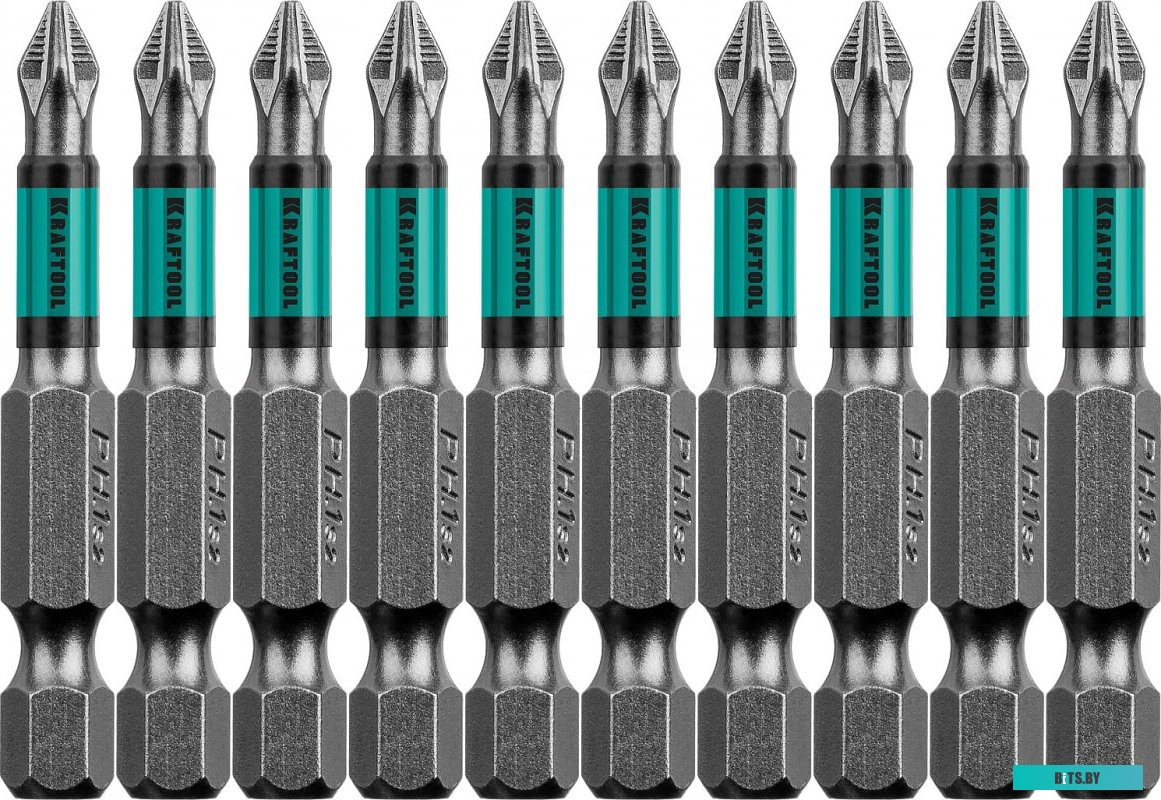 26122-1-50-10 Набор бит Kraftool 26122-1-50-10,  шестигранный (1/4HEX - E),  10шт