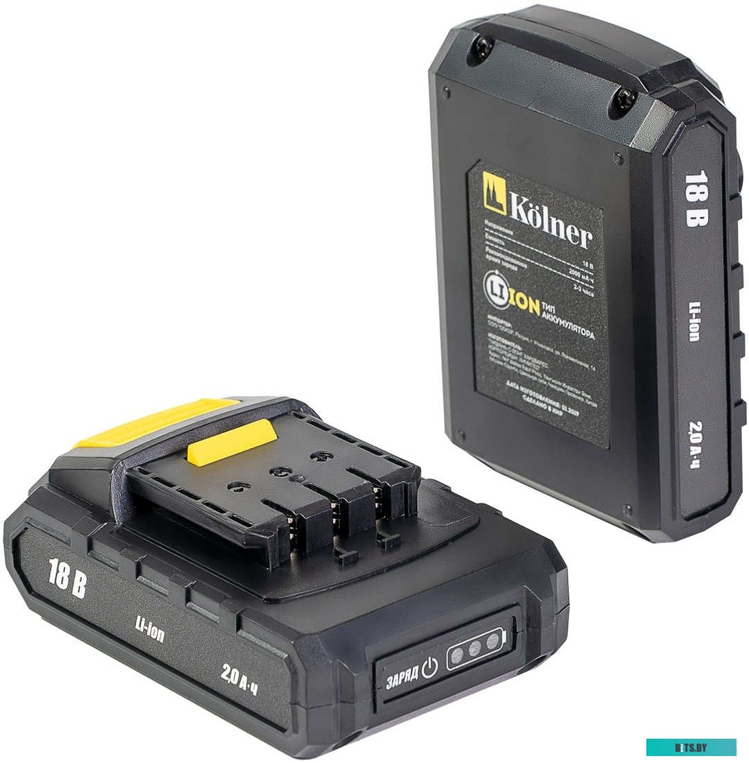 КН14,4-2-2Л Дрель-шуруповерт KOLNER KCD 14,4/2-2L, 2Ач,  с двумя аккумуляторами [кн14,4-2-2л]