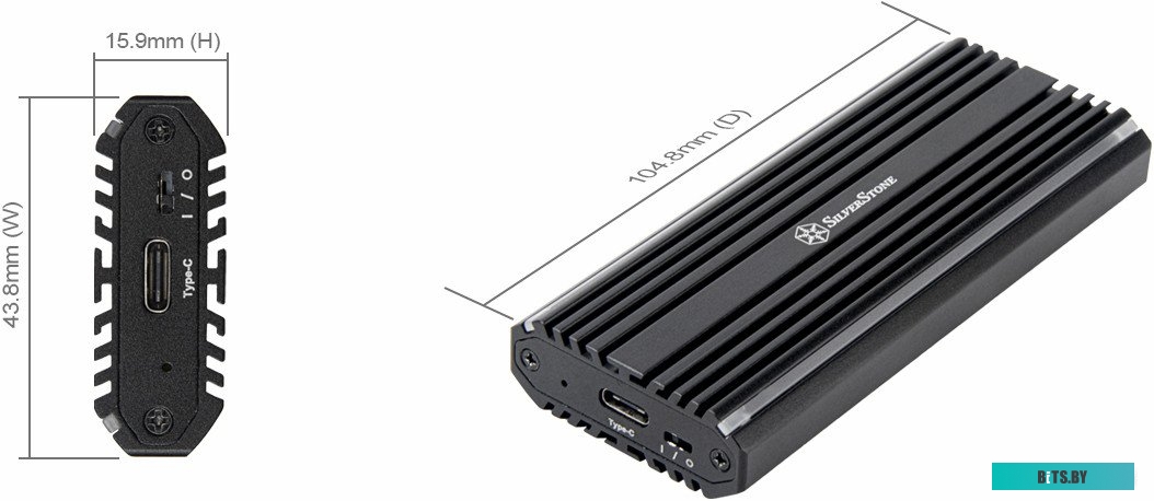 Внешний корпус для SSD SilverStone MS13