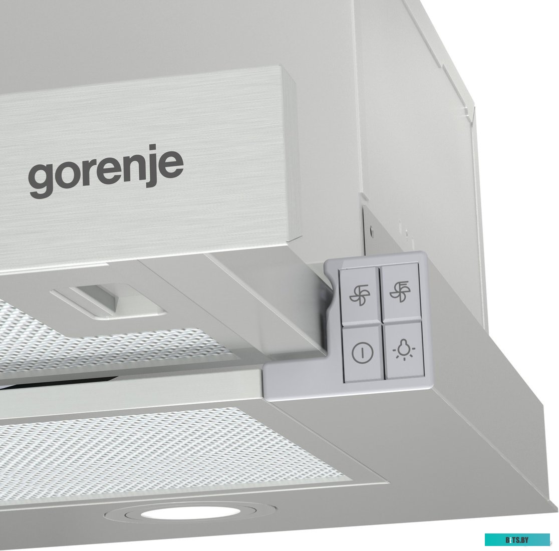 TH62E4X Встраиваемая вытяжка Gorenje TH62E4X, управление кнопочное, нержавеющая сталь