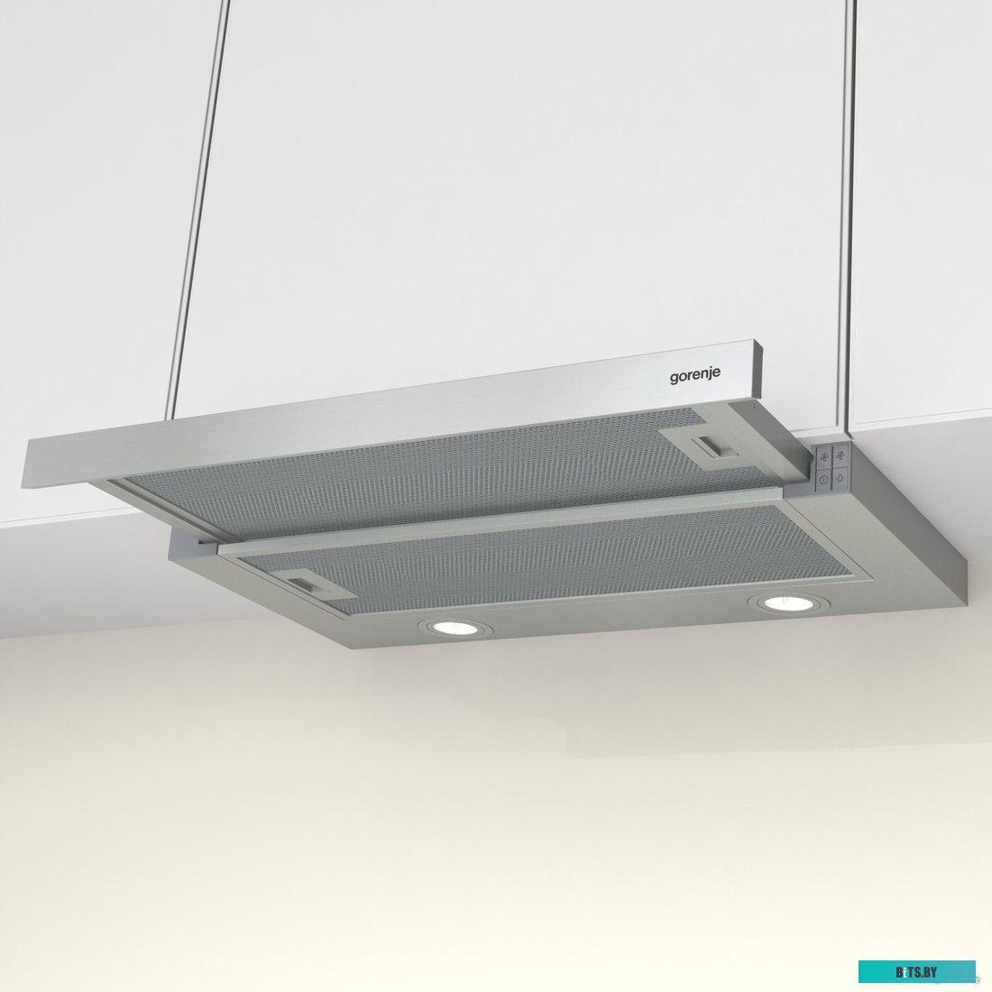 TH62E4X Встраиваемая вытяжка Gorenje TH62E4X, управление кнопочное, нержавеющая сталь