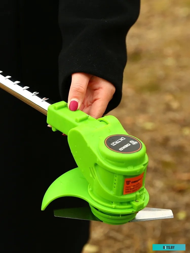 063-4231-1 Триммер электрический DEKO DKTR21 Max,  аккумуляторный,  21В,  3Ач,  с ЗУ [063-4231-1]