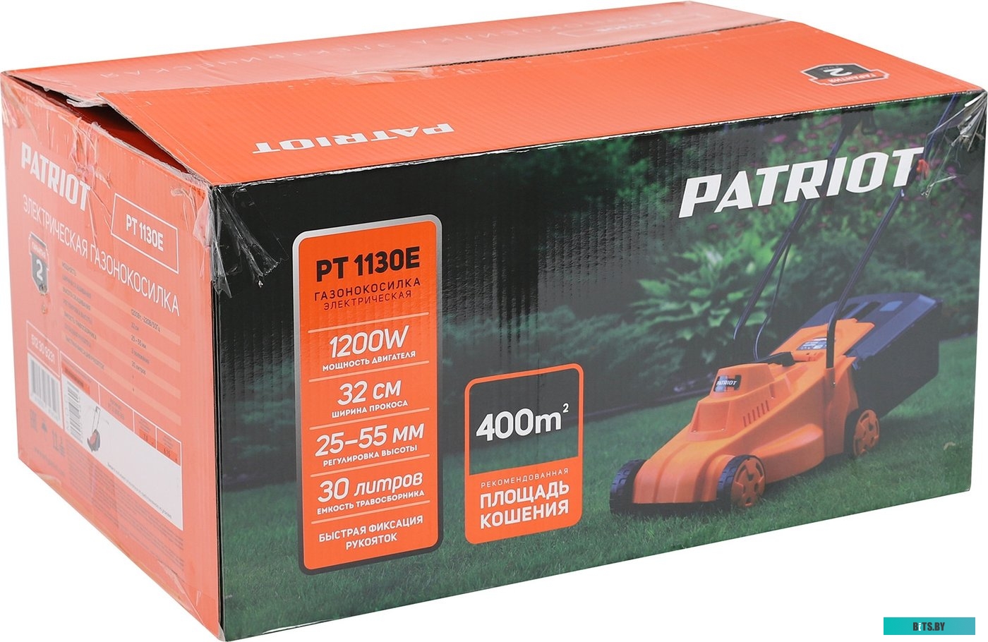 512309231 Газонокосилка электрическая Patriot PT1130E,  32см, несамоходная [512309231]