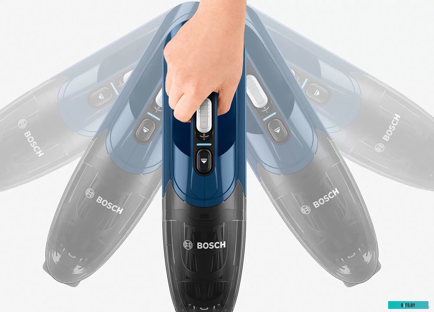 BCHF2MX20 Вертикальный пылесос Bosch BCHF2MX20, 150Вт, синий/черный