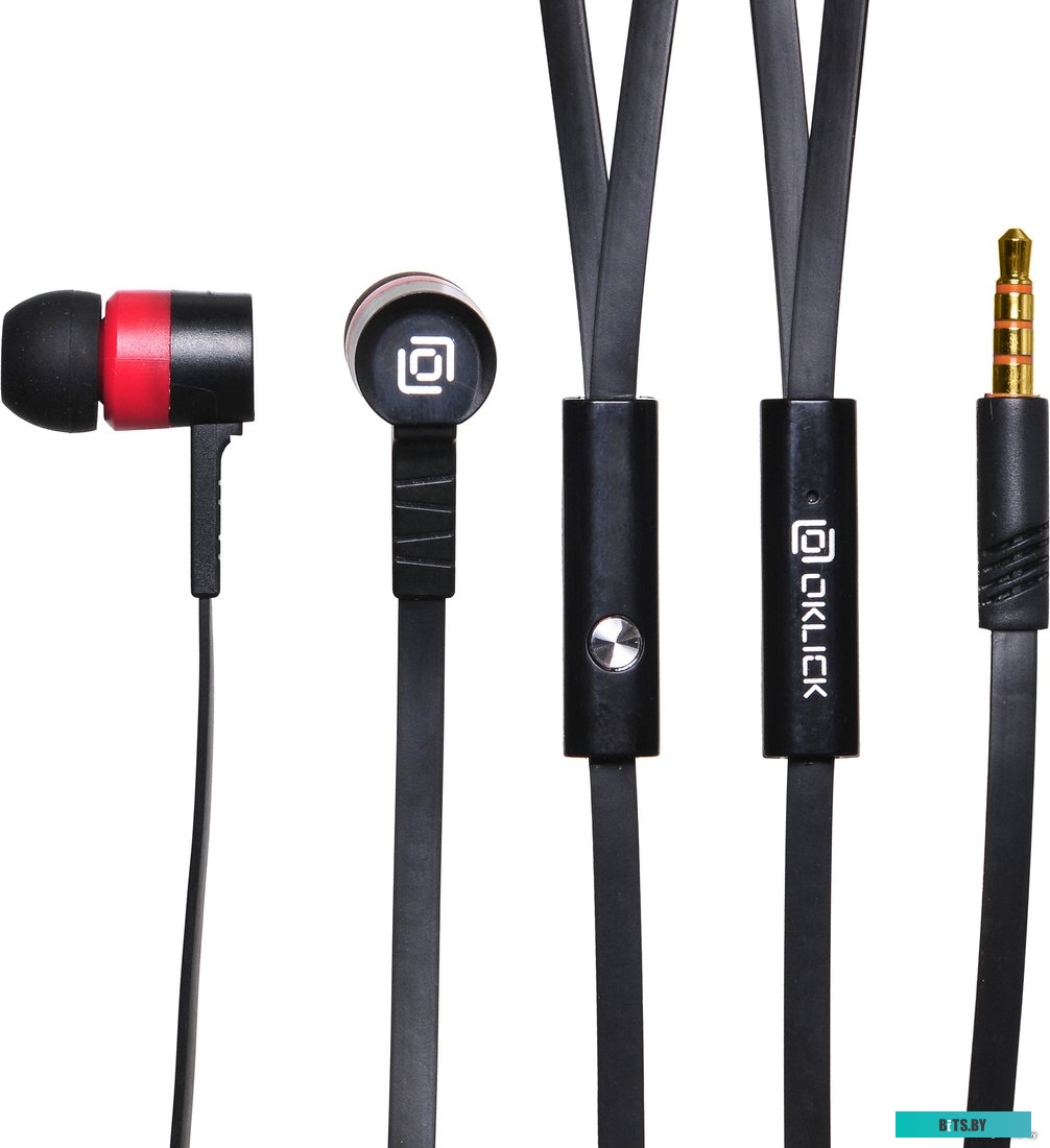Наушники (Гарнитура) Oklick HS-S-220 (красный)