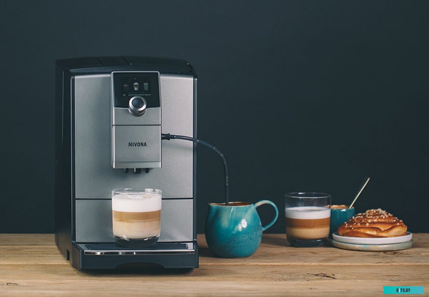 NICR 795 Кофемашина Nivona CafeRomatica NICR 795,  серебристый/черный